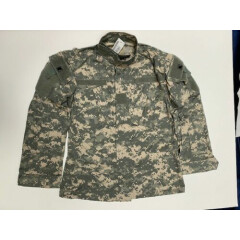 Army Combat Uniform Coat Shirt Size X-Small XS Long Sleeves Zip Excellent Used