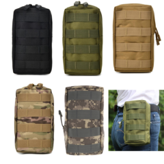 Tactical Molle Pouch Bag Utility EDC Pouch for Backpack Outdoor Waist Belt Pack