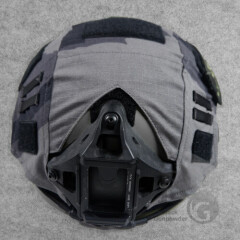 Black Gunpowder Tactical Helmet Cover for Hunting FAST Helmet T-Block Color