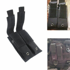 9mm Double Pistol Magazine Pouch Molle Belt Dual Magazine Holster Holder Bag