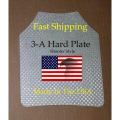 Level III-A 10"x12" Bullet proof Vest or Backpack plate Shooter Style