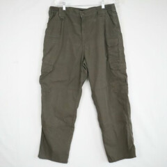 5.11 Tactical Series Men's Green Ripstop Cargo Pants Size 36x30