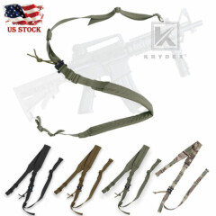 KRYDEX MK2 Tactical 2 Point Sling Shoulder Padded Strap Adjustable Quick Detach