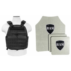 Body Armor | Bullet Proof Plates | ArmorCore | Level IIIA+ 3A+ 10x12 6x8 PC BLK