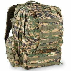 RED ROCK MOLLE DIPLOMAT BACKPACK USMC US STYLE DIGITAL WOODLAND 3,080 CU. IN.