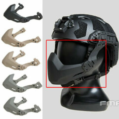 FMA Tactical Rail Folding Arm Half Face Mask For Helmet Universal Protection