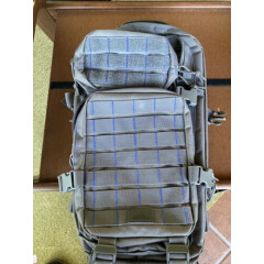 Red Rock Blue Gray Rebel Assault Backpack NEW With Tags