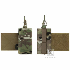 KRYDEX 2pc Tactical Radio Pouch Expander Wings for Armor Vest Chest Rig Multicam