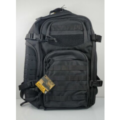 Highland Tactical Backpack Roger II Black Padded Molle Webbing New 2lb 8.9oz