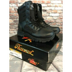 Thorogood Men's Deuce 8' Lace up Black Tactical Outerwear Boots Size 10M