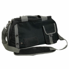 Oakley Tactical Duffle Gym Bag w/ Shoulder Strap Vented Black Loops 19in x 12in
