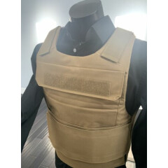 Concealable Bulletproof Vest Carrier BODY Armor Made With Kevlar 3a Xl M 2xl 3xl