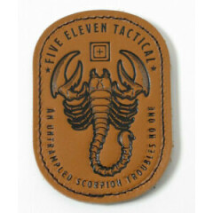 5.11 TACTICAL SCORPION *** UNTRAMPLED *** LEATHER MORALE PATCH ~ AWESOME !!!