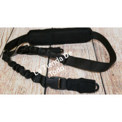 HEAVY DUTY TACTICAL BONGIE SHOULDER PADDED TWO 2 POINT SLING BLACK READ