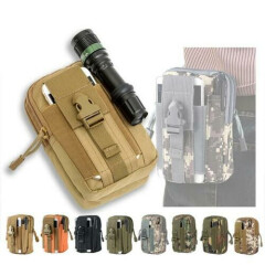 Tactical Molle Pouch Hunting Waist Pack Bag EDC Bags Military Camping Climbing 