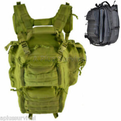 Explorer Olive Drab Tactical Backpack Multiple Pockets - Survival Emergency Kits