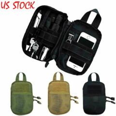 Tactical Molle Pouch EDC Multi-purpose Belt Waist Nylon Bag Utility Phone Pocket