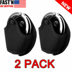 2PACK Tactical Molle Handcuff Case Pouch Heavy Duty Nylon Police Handcuff Holder