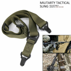 Tactical Heavy Duty Detach 1 or 2 Point Rifle Sling Adjustable W/ QD Buckle USA