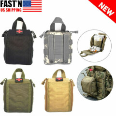 Tactical Utility First Aid Kit Medical Bag Molle Rip Away EMT IFAK Survival Pack