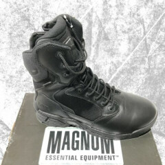 New Men's Magnum 5870 9.5 W Stealth Force 8" Side Zip Waterproof Tactical Boot