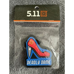 NEW 5.11 Tactical Deadly Dame Hook Back Morale Patch 81742