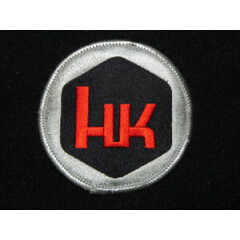H&K FIREARMS CLOTH SEW ON PATCH 3" FREE SHIPPING