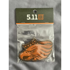 NEW 5.11 Tactical American Eagle Leather Hook Back Morale Patch 81795