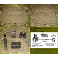 Sniper / Long Range Rifle Shooters / Varmit Hunters Field Bag VG USED COND. O.D.