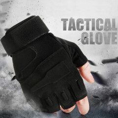 Outdoor Mens Tactical Army Military Fingerless Combat Cycling Half Finger Gloves