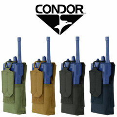 Condor 191223 MOLLE PALS Tactical Patrol Radio Walkie Talkie Communication Pouch