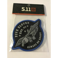 5.11 TACTICAL Morale Patch Jet Eagle New