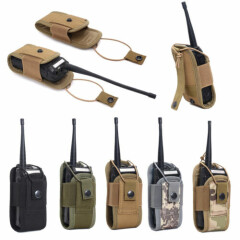 Tactical MOLLE Duty Gear Walkie Holster Talkie Holder Radio Pouch Waist Belt Bag