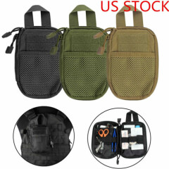 Tactical MOLLE EDC Gear Organizer Pouch Outdoor Waist Pack Phone Utility Pouch