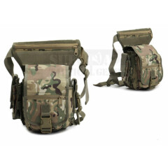Military Tactical Drop Leg Bag Tool Fanny Thigh Pack Panel Utility Waist Pouch