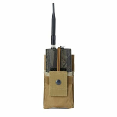 Tactical Radio Case Carrier Walkie Talkie Holster Holder Molle Pouch Adjustable 