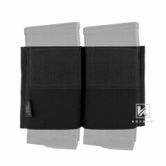 KRYDEX Double 7.62 Mag Elastic Insert for Micro Fight MK3 MK4 Chest Rig Black