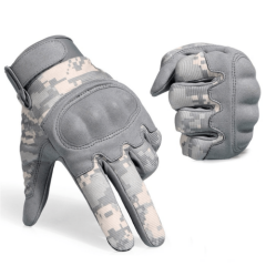 Premium ACU Camouflage Army Hard Knuckle Tactical Gloves Military Combat Gloves