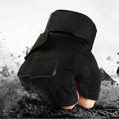 Tactical Half-finger Airsoft Military Hunting Cycling Protective Sports Gloves