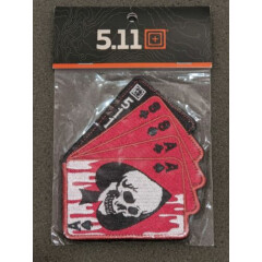 5.11 Tactical Patch Dead Man's Hand Skull Cards Morale Patch