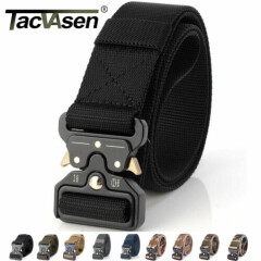 TACVASEN Tactical Heavy Duty Mens Belts Military Stylish Metal Army Pants Belts