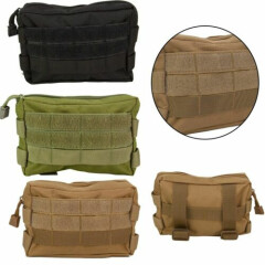 Tactical Outdoor Backpack Shoulder Strap Bag Pouch Molle Accessory Hunting Tool