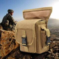 Waterproof Fanny Pack Tactical Military Drop Leg Bag Hip Belt Waist Pack Hiking
