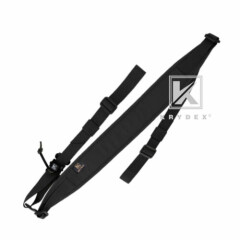 KRYDEX Tactical Sling Modular Slingster Pull Tab 2-Point Sling Adjustable Black