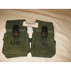 USGI UTILITY SMALL ARMS CARRY POUCH OD OLIVE DRAB GREEN (2) CAMPING NEW 6482