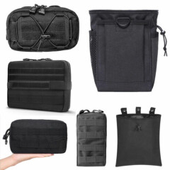 US Tactical Molle Pouch EDC Belt Waist Military Waist Bags Fanny Pack Bag Pocket