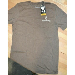 Browning Men's T-shirt Size: Medium Color: Heather Brown #860