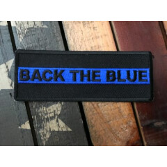 Thin Blue Line Back The Blue Patch