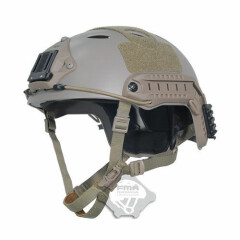 FMA TB389 TB819 Tactical Airsoft Paintball PJ Type Helmet Adjustable DE M/L L/XL