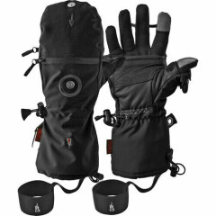The Heat Company HEAT 3 SMART Gloves with Tactility Liners Men's Black